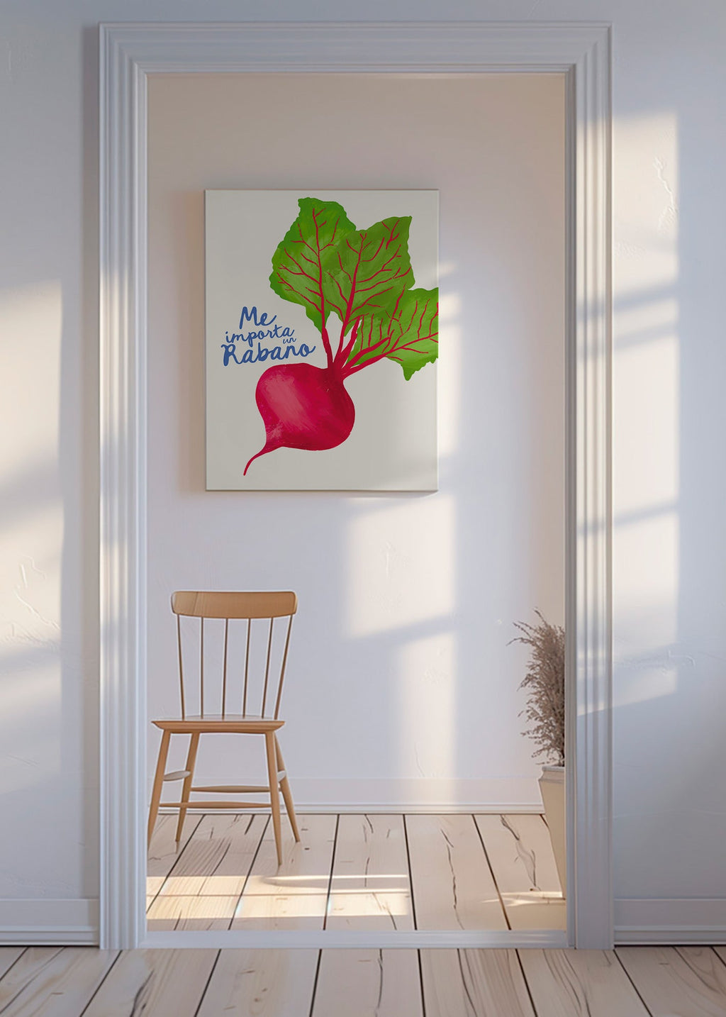 Arte da cucina ravanello illustrato