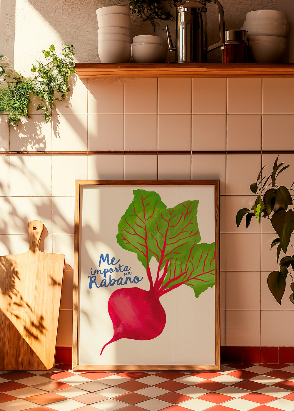 Arte da cucina ravanello illustrato