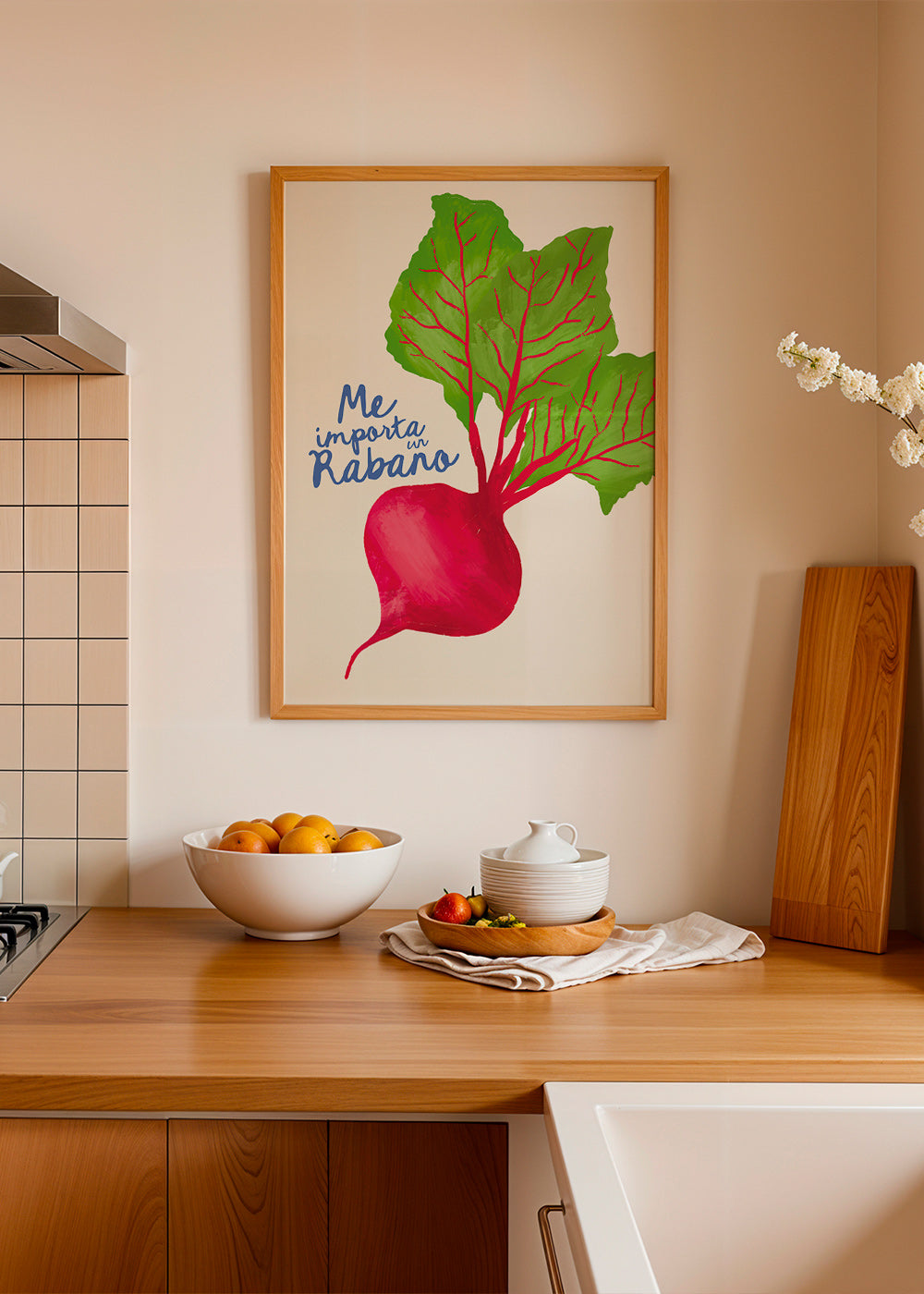 Arte da cucina ravanello illustrato