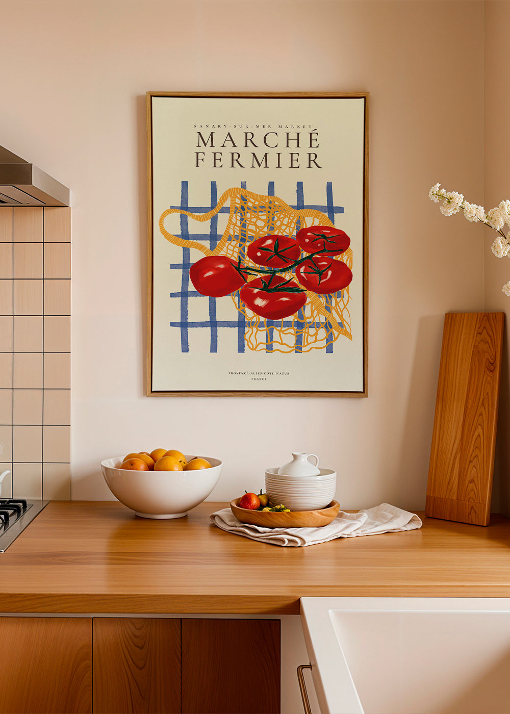 Arte da cucina pomodori nella rete