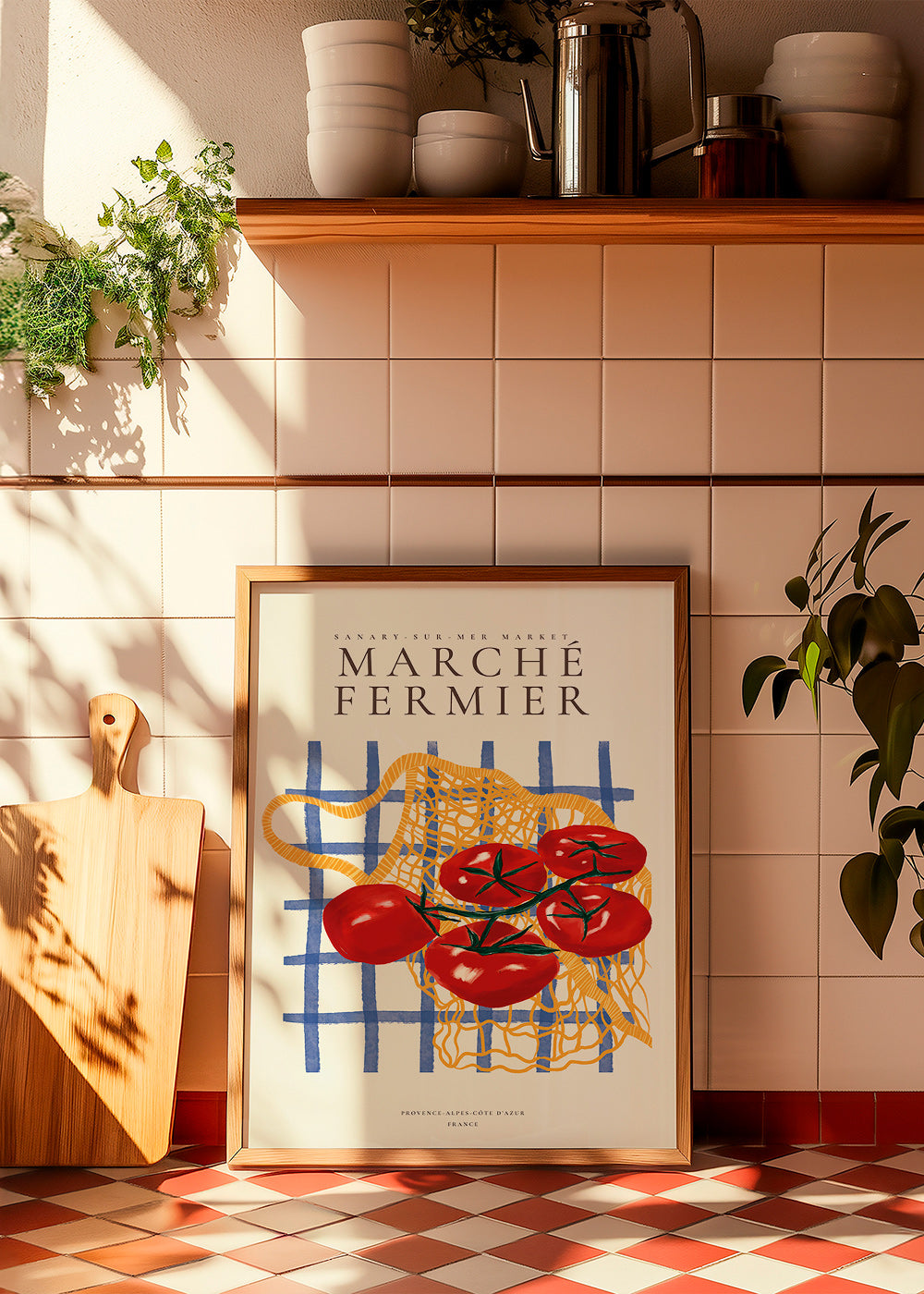 Arte da cucina pomodori nella rete