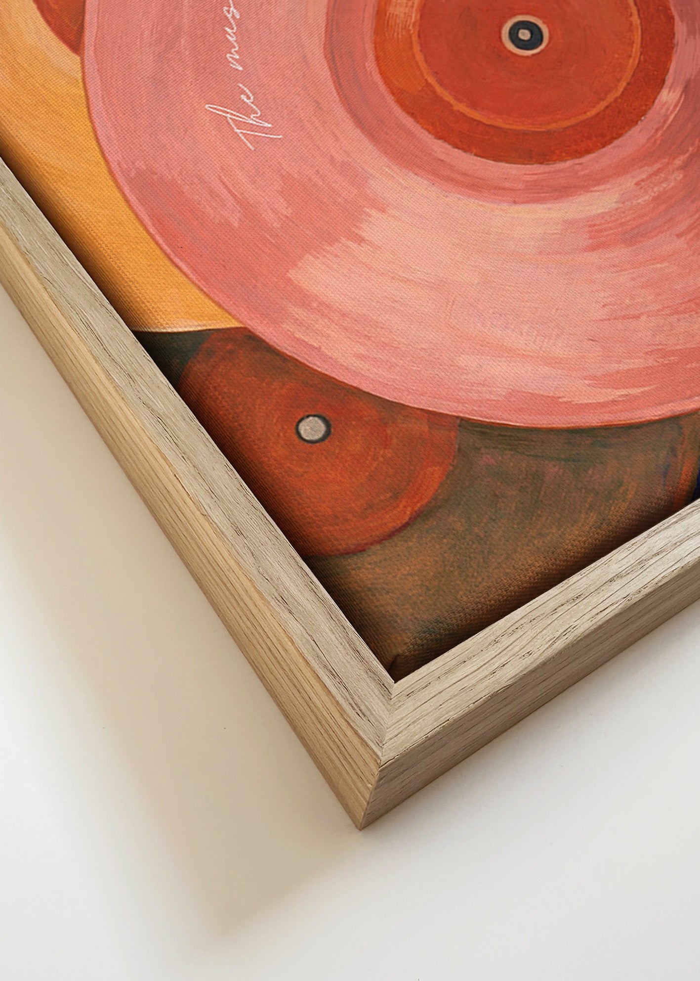 Illustrazione vinile rosa con braccio del giradischi