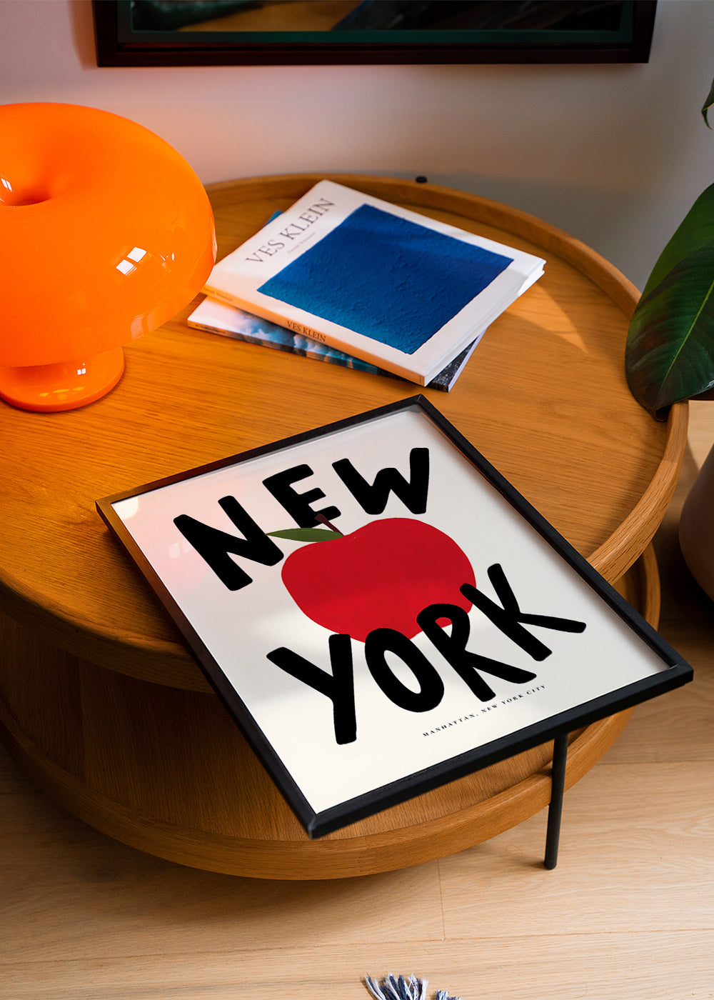 Arte da cucina New York mela rossa grafica