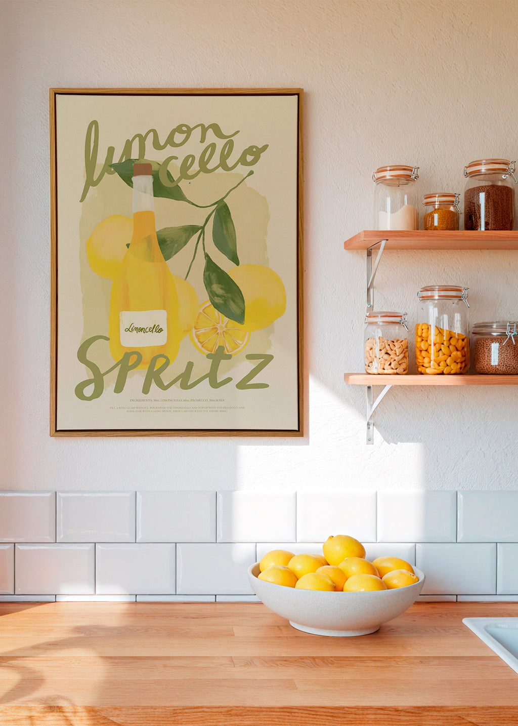 Arte da cucina Limoncello Spritz illustrazione