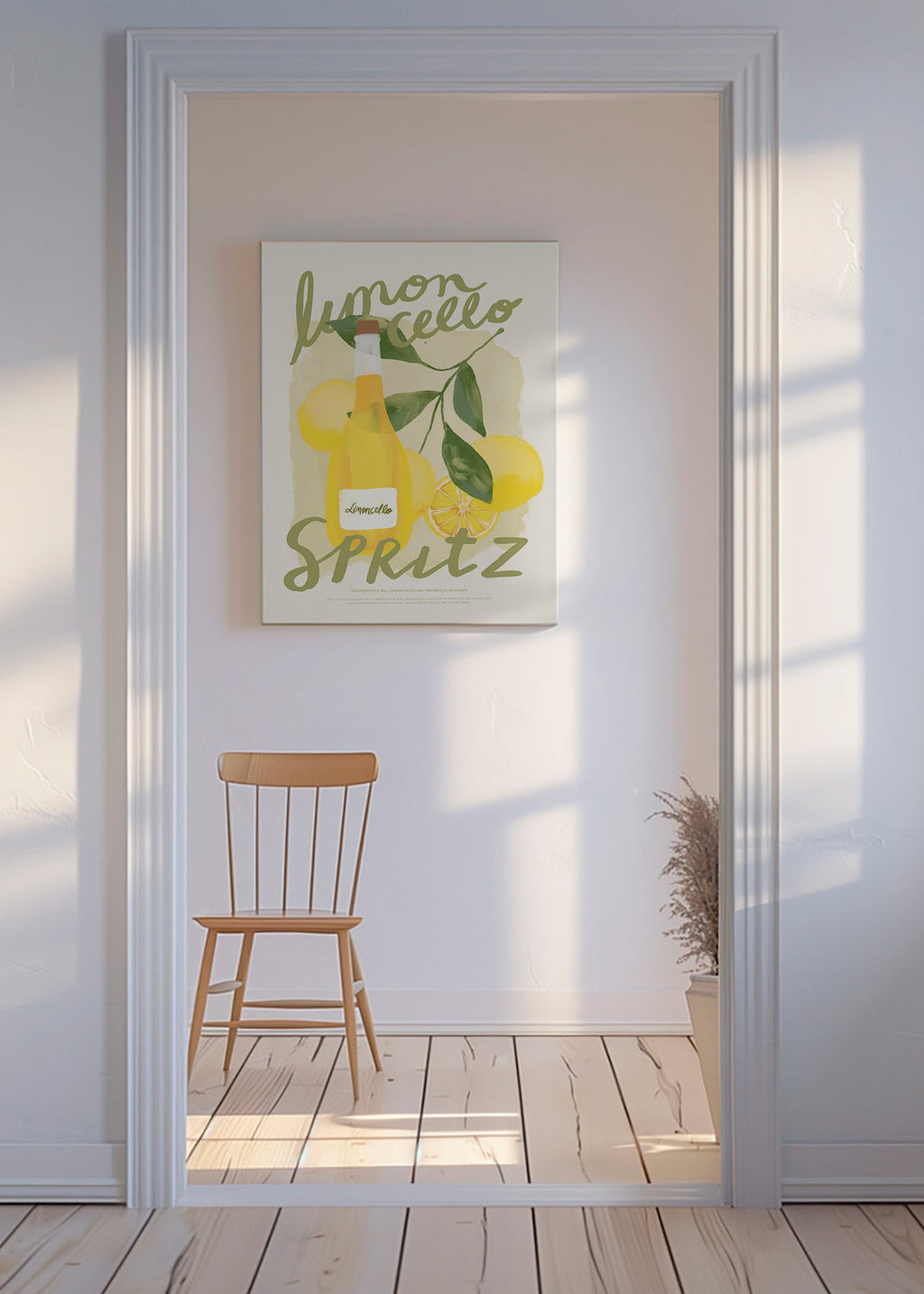 Arte da cucina Limoncello Spritz illustrazione