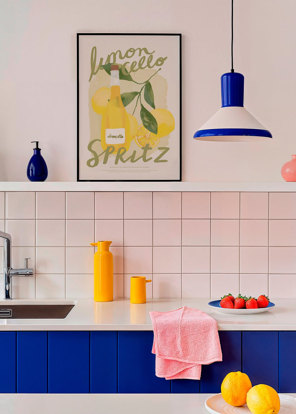 Arte da cucina Limoncello Spritz illustrazione