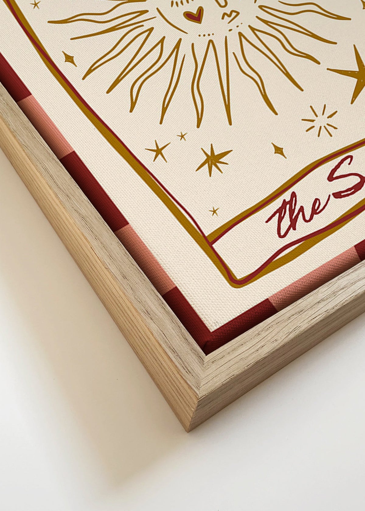Illustrazione del sole in stile carta vintage