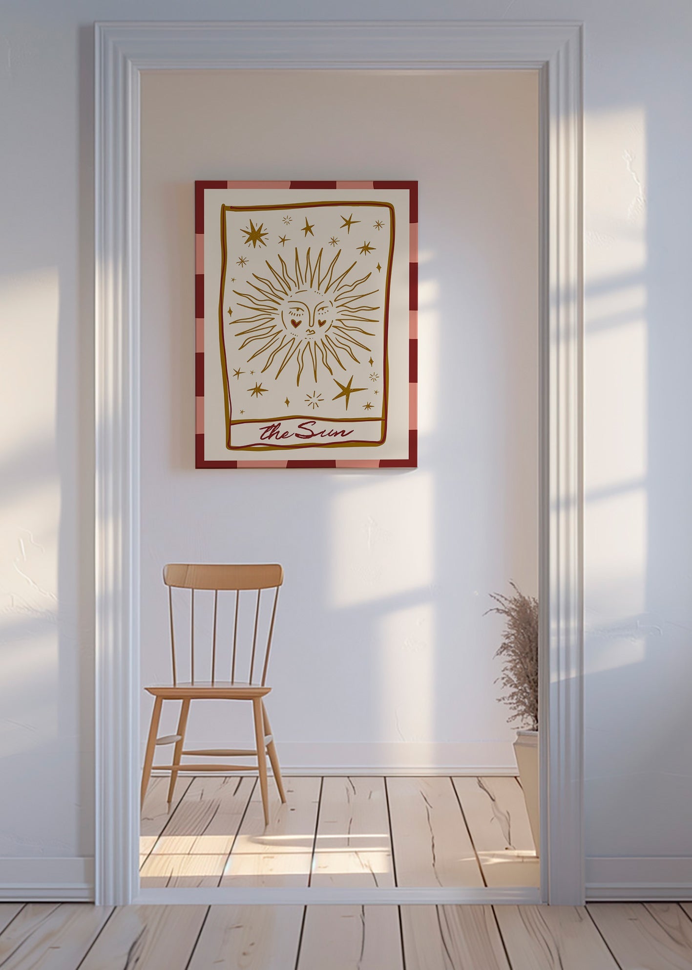 Illustrazione del sole in stile carta vintage