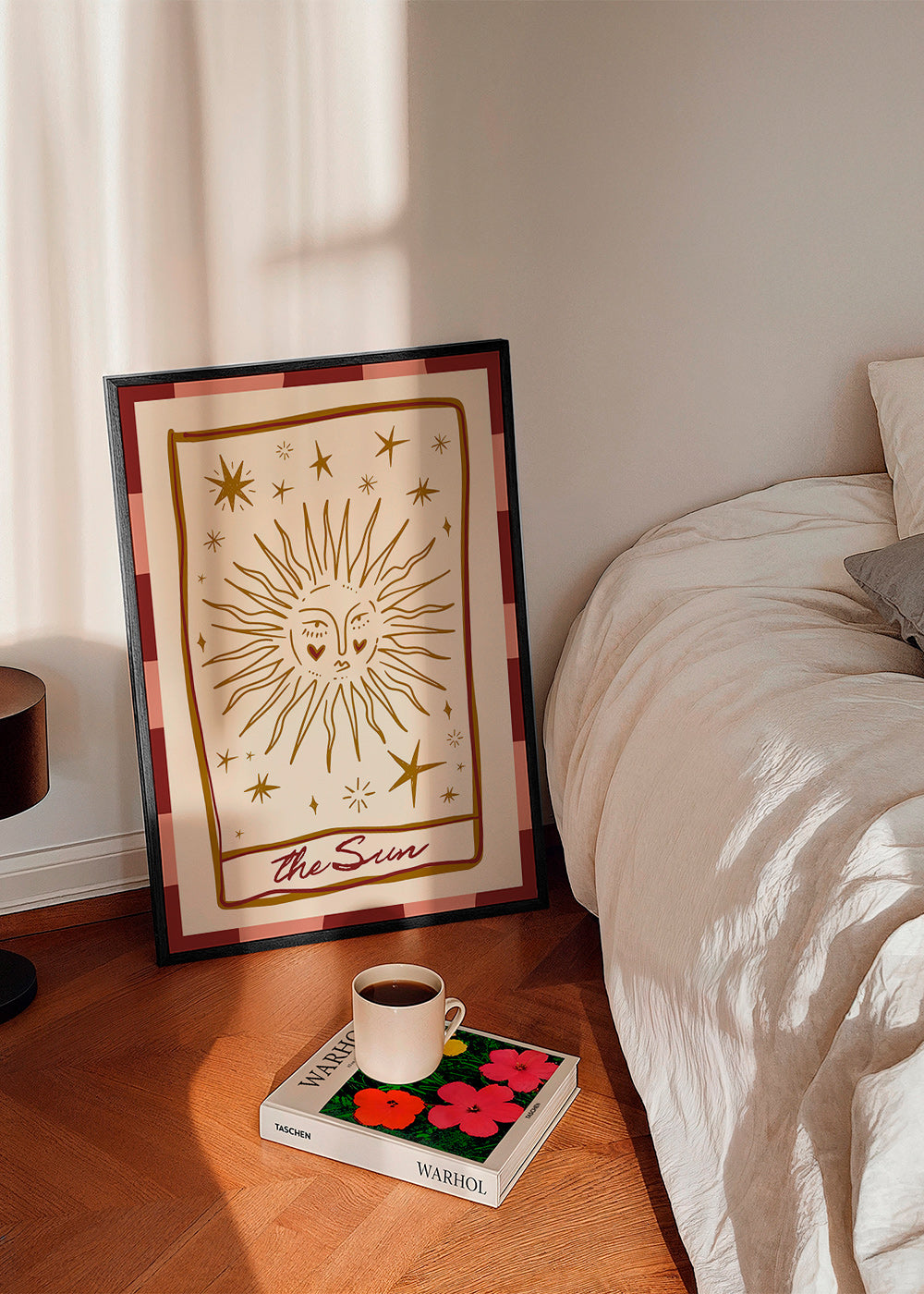 Illustrazione del sole in stile carta vintage