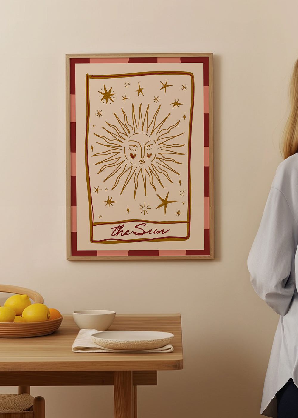 Illustrazione del sole in stile carta vintage