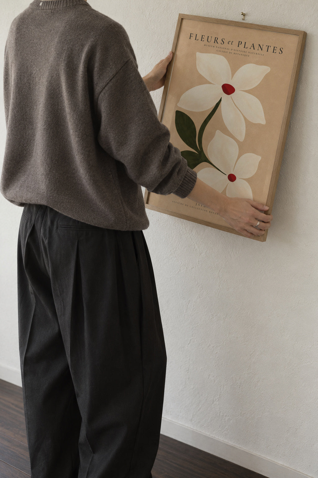 White Jasmine - Framed poster in an interior