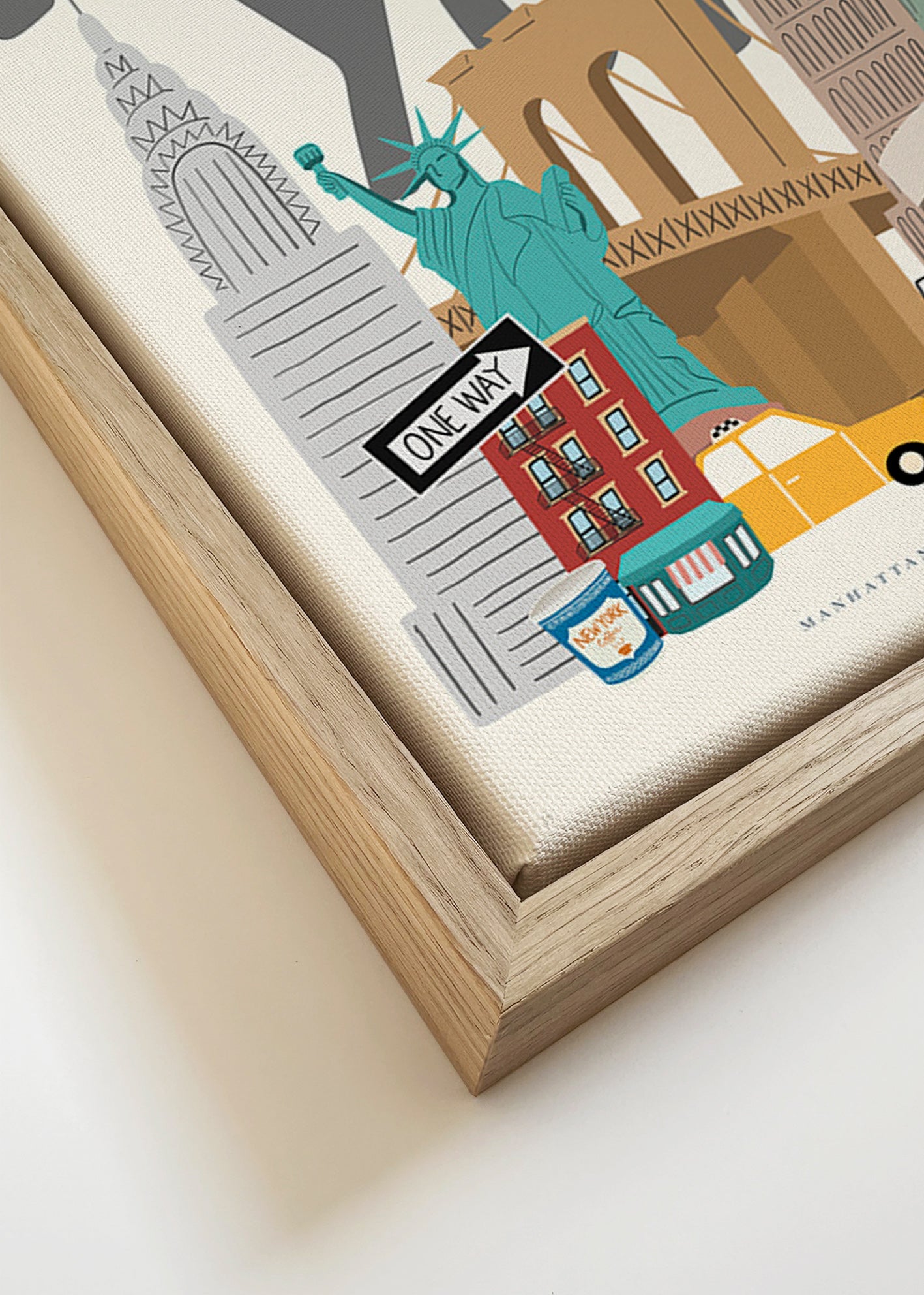 Poster di viaggio: icone di New York
