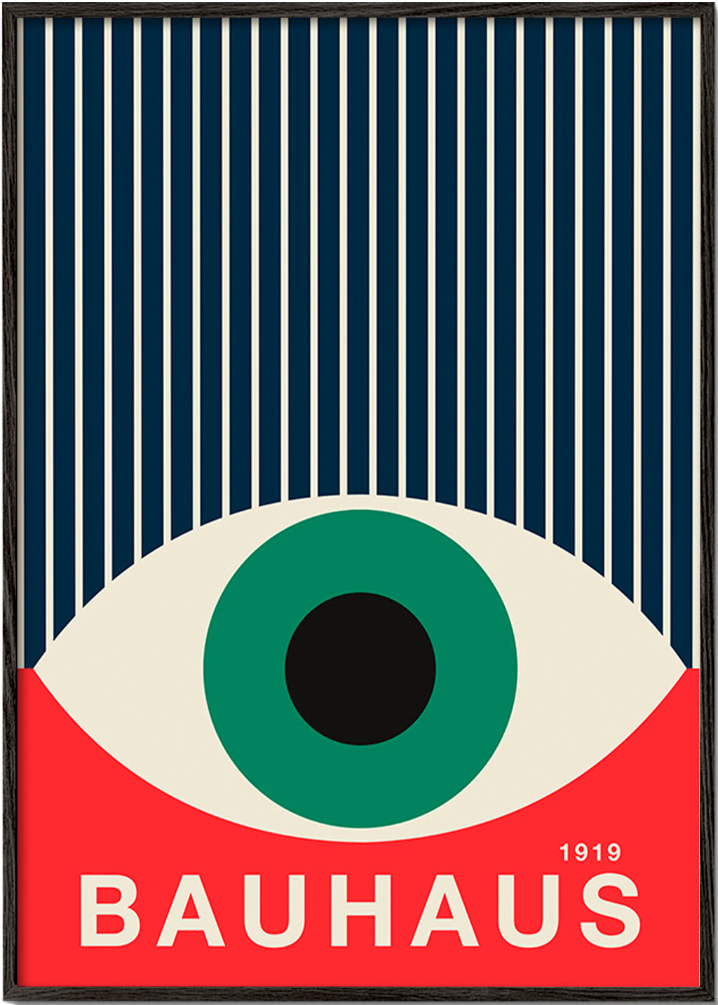 Illustrazione Bauhaus occhio grafico
