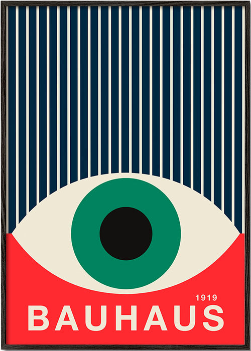 Illustrazione Bauhaus occhio grafico
