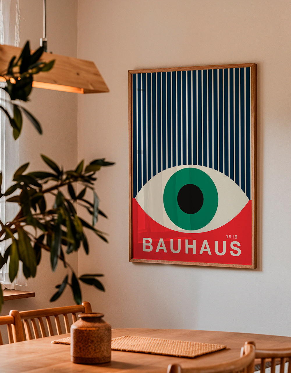 Illustrazione Bauhaus occhio grafico
