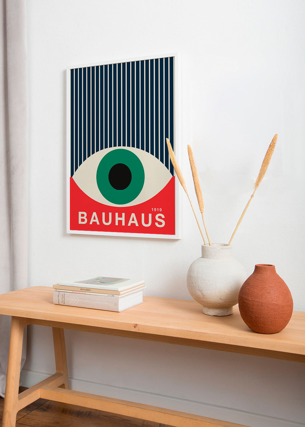 Illustrazione Bauhaus occhio grafico