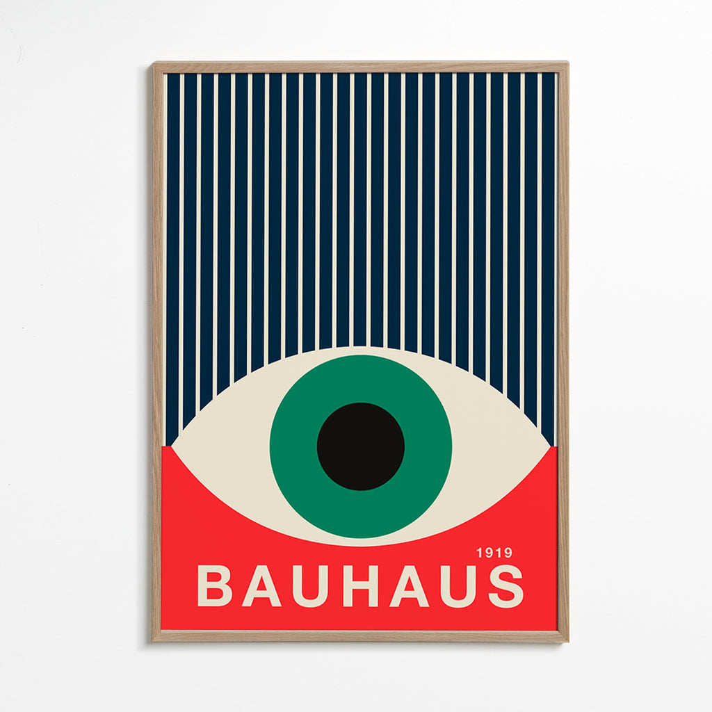 Illustrazione Bauhaus occhio grafico