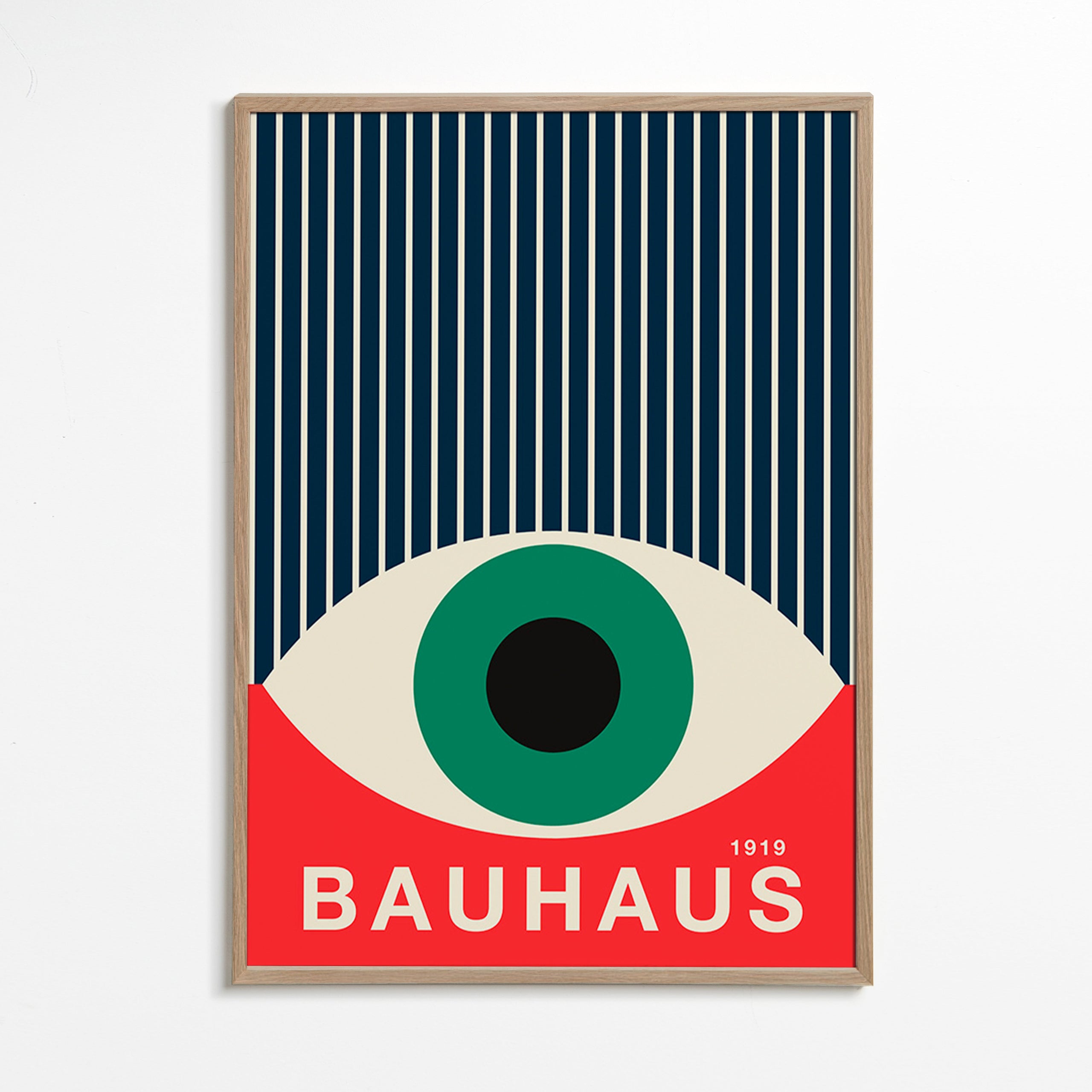 Illustrazione Bauhaus occhio grafico