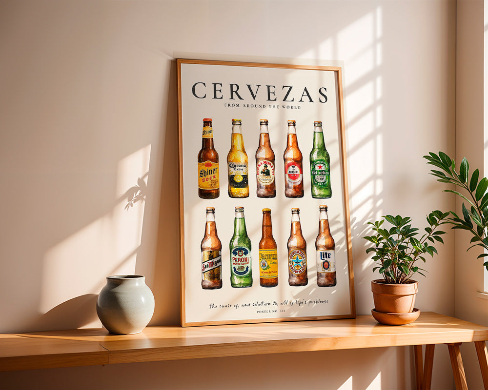Arte da cucina — Bottiglie di birra classiche