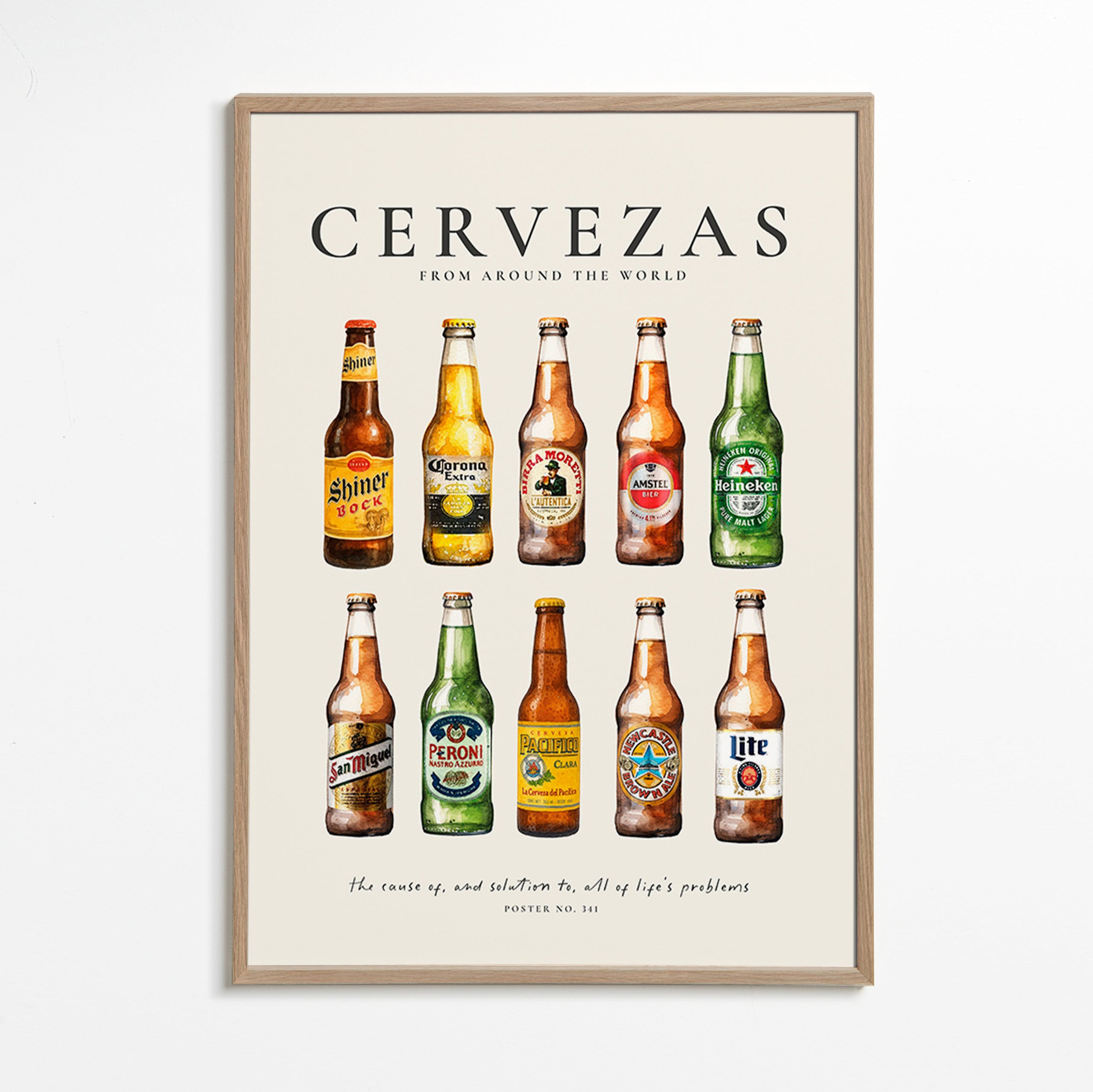 Arte da cucina — Bottiglie di birra classiche