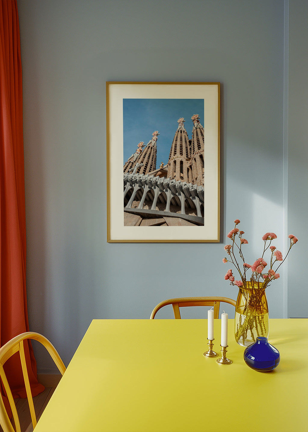 Arte da città Facciata Sagrada Família verticale