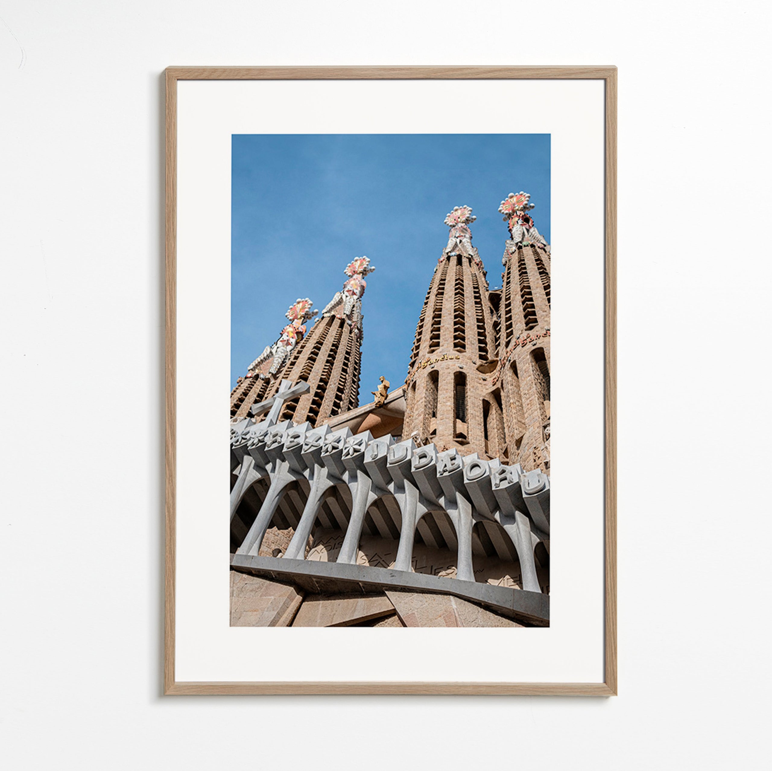 Arte da città Facciata Sagrada Família verticale