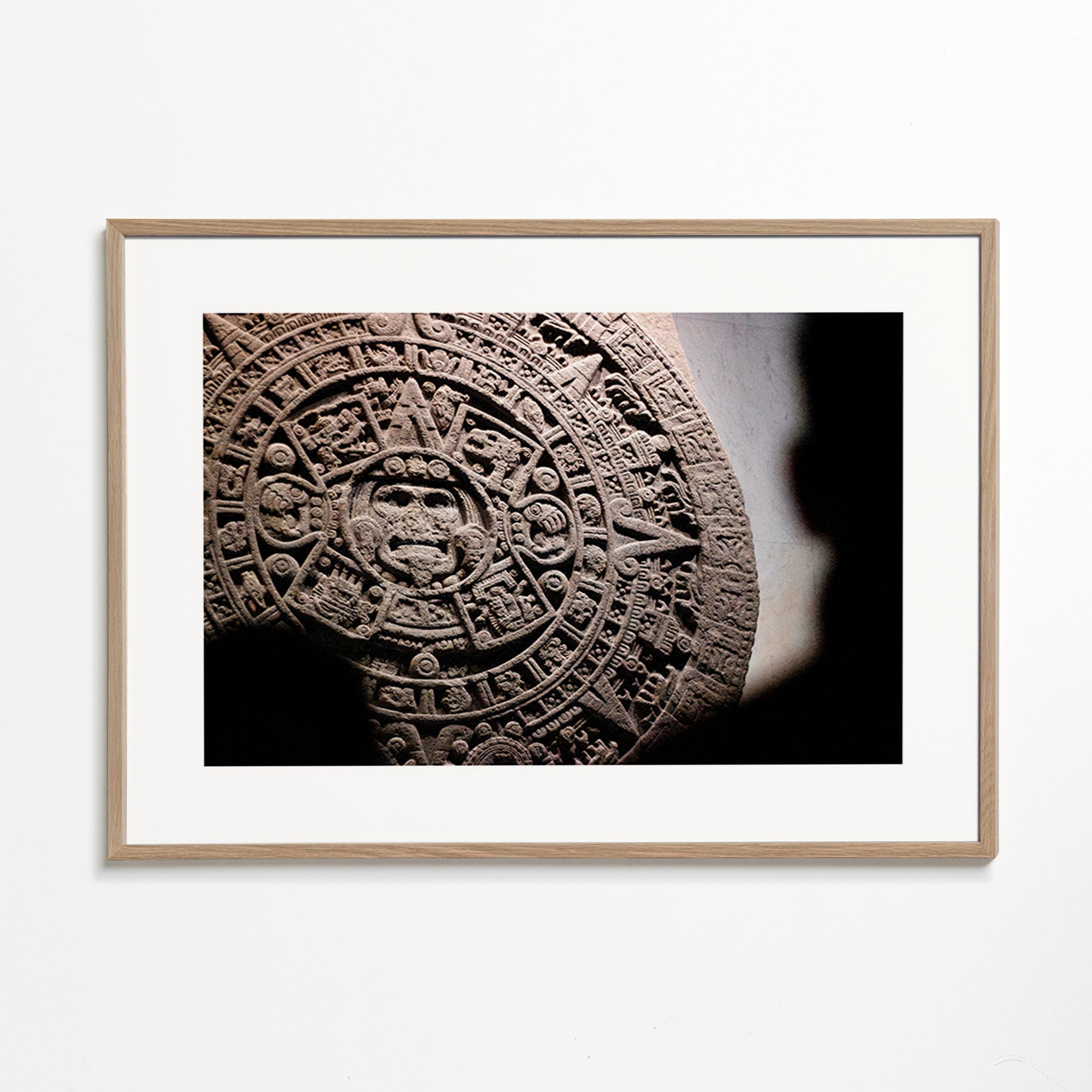Fotografia calendario azteco in rilievo