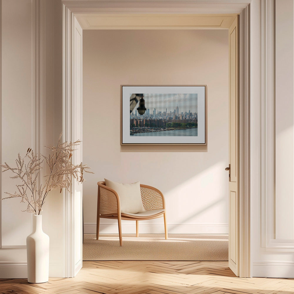 Arte da città Manhattan dalla finestra