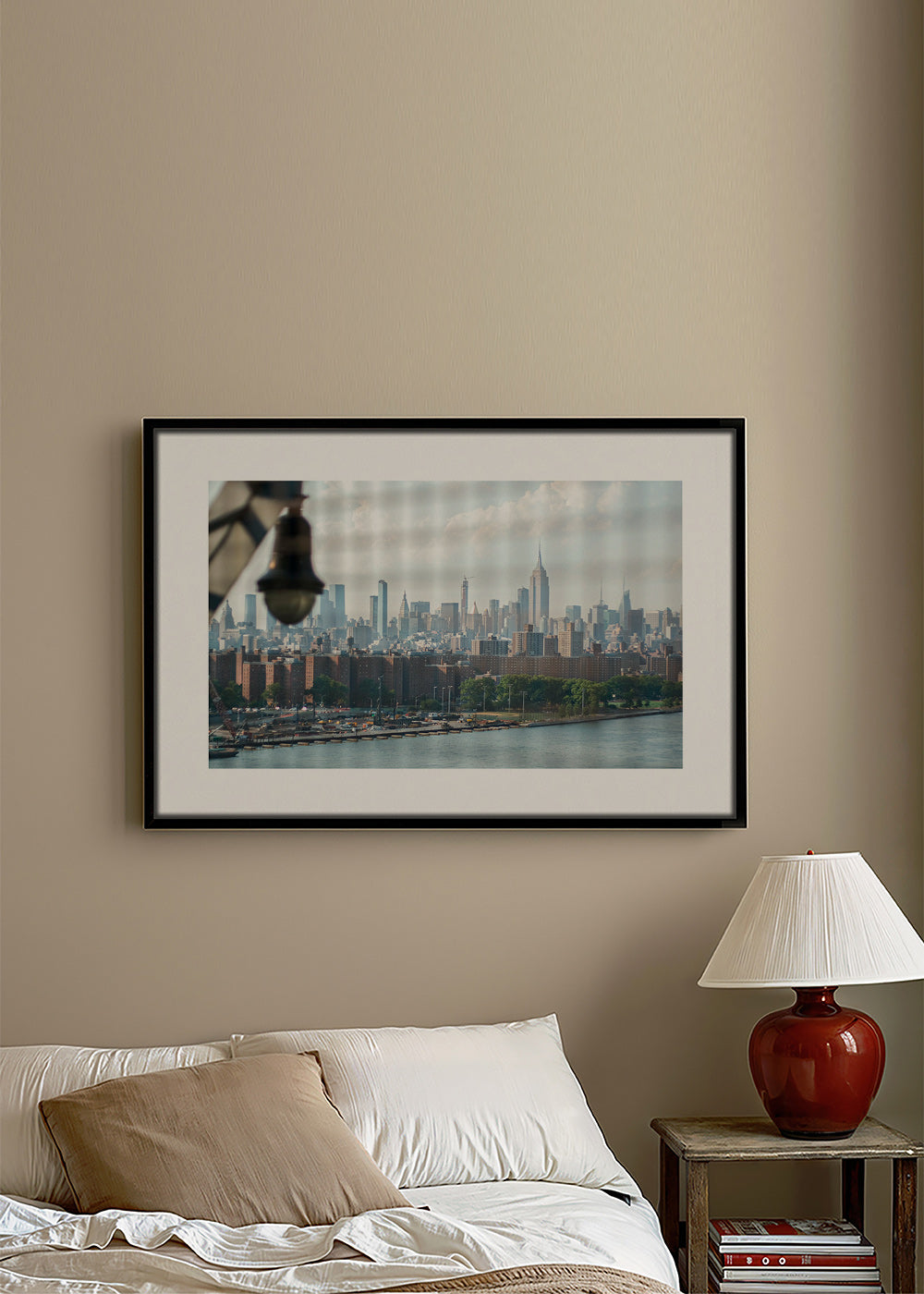 Arte da città Manhattan dalla finestra