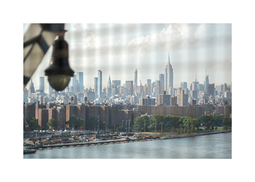 Arte da città Manhattan dalla finestra