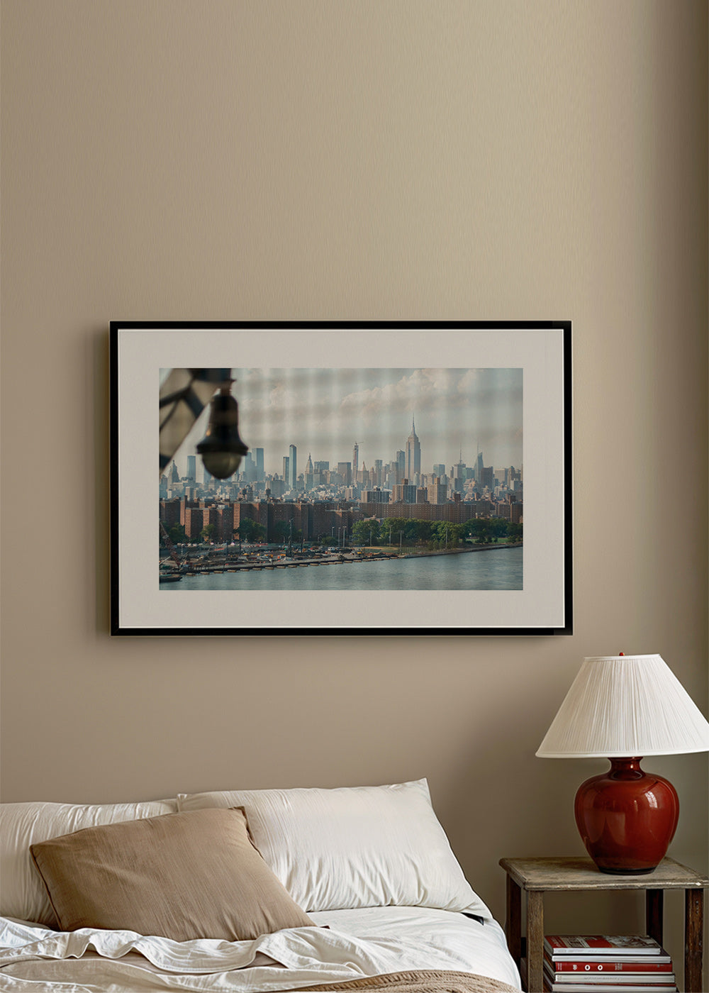 Arte da città Manhattan dalla finestra