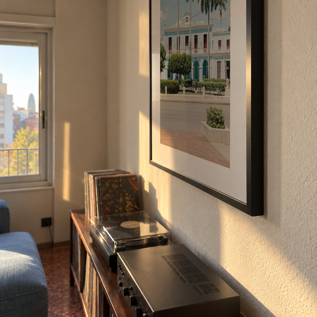 Havana Palms - Framed poster detail