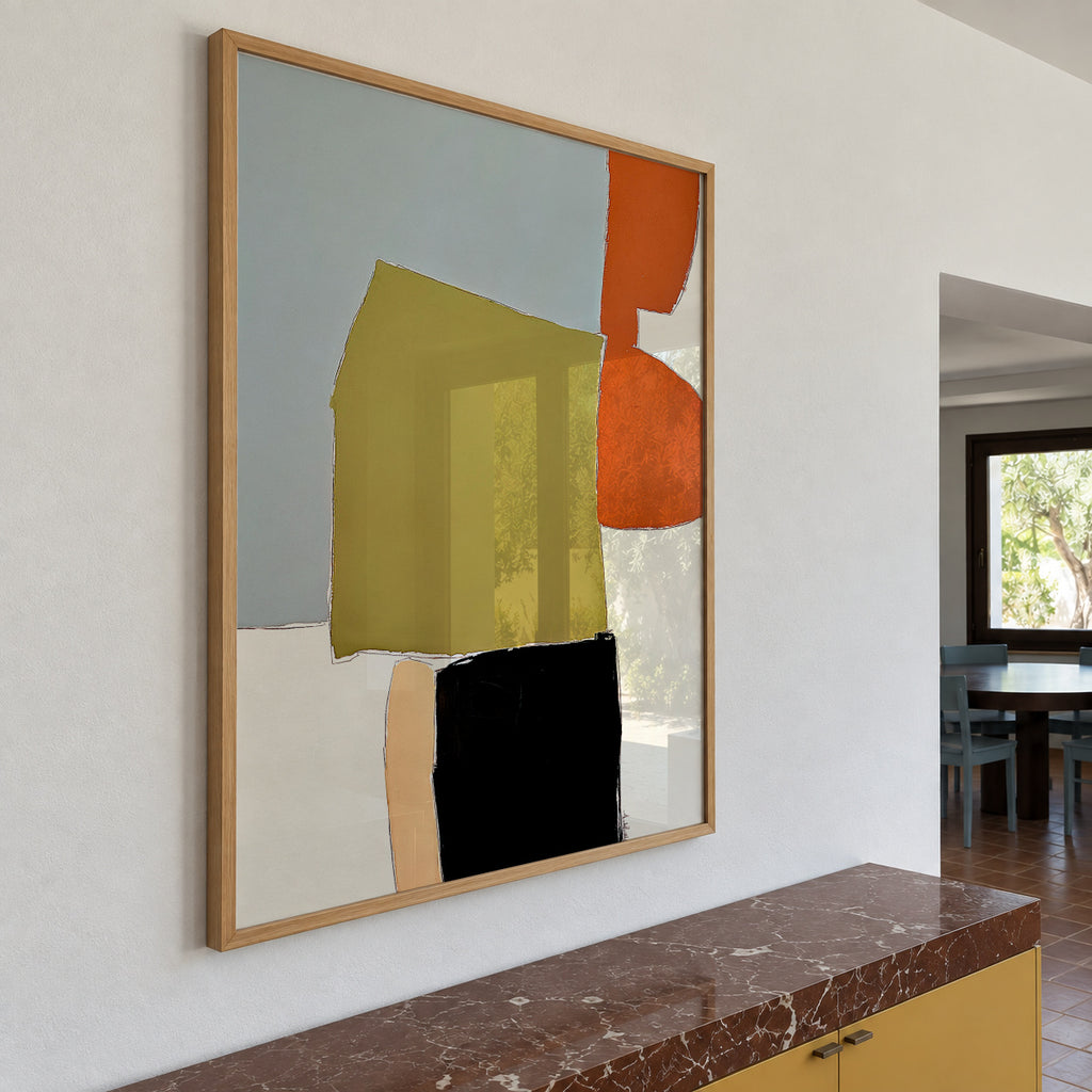 Flores - Framed poster in an interior