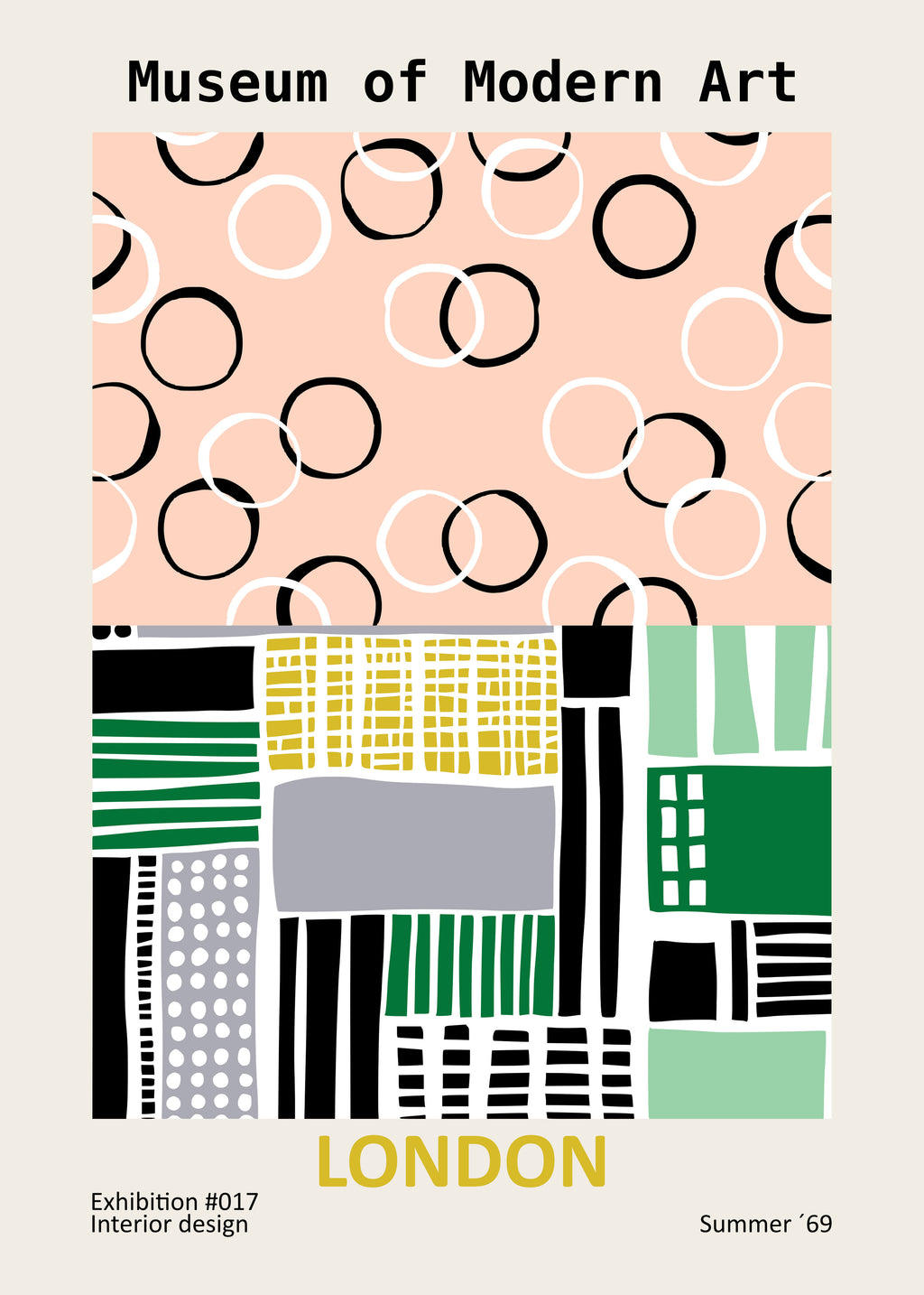 Museum of Modern Art London - Unframed art print