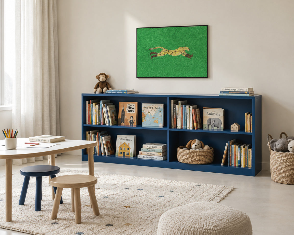 Florence the Running Cheetah - Framed poster in an interior