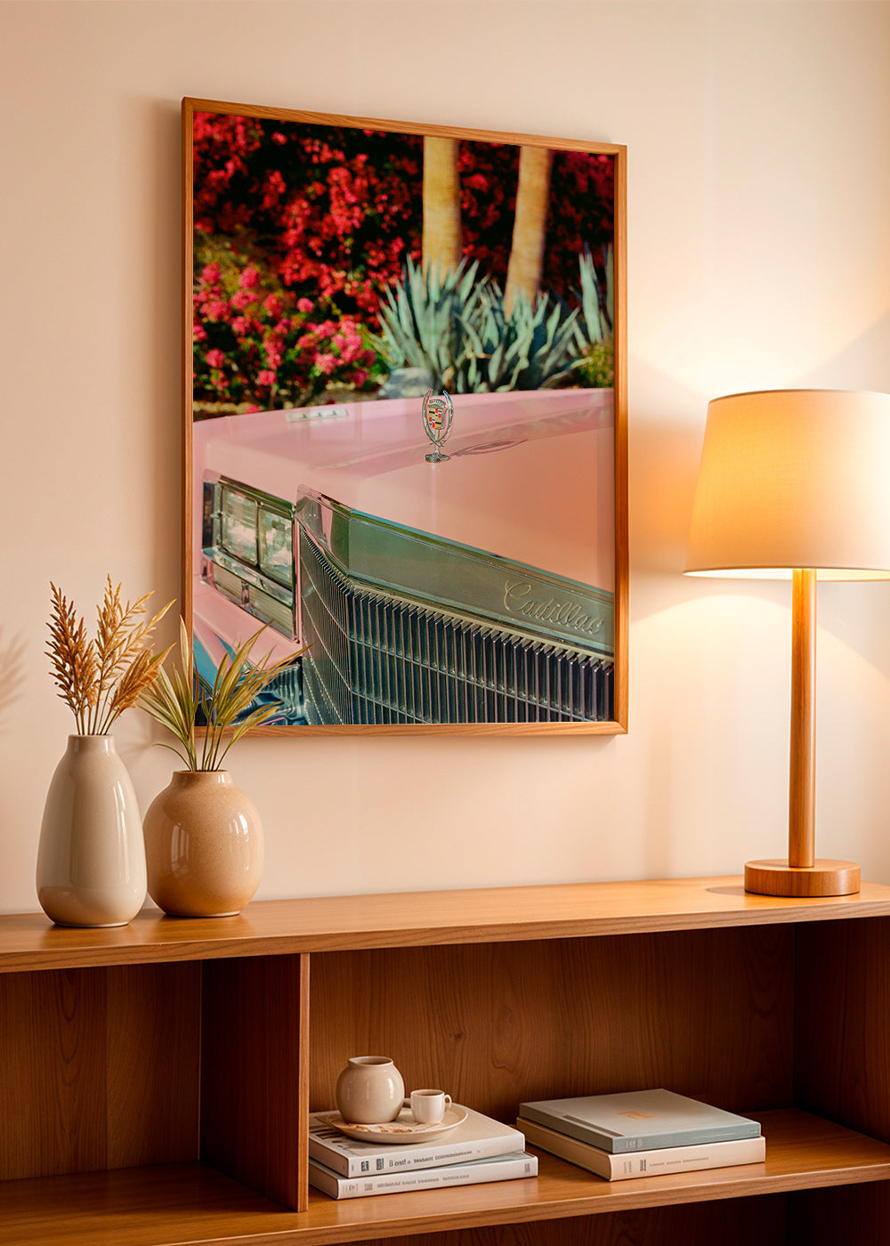 Cuadro vintage Cadillac rosa – Product3