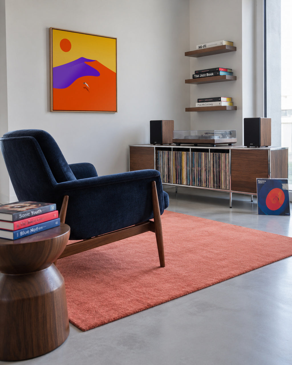 Floating - Framed canvas in an interior