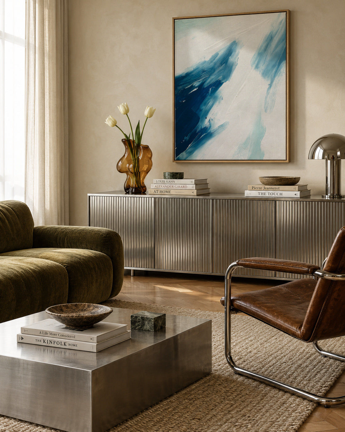 Abstract 48 - Framed canvas in an interior
