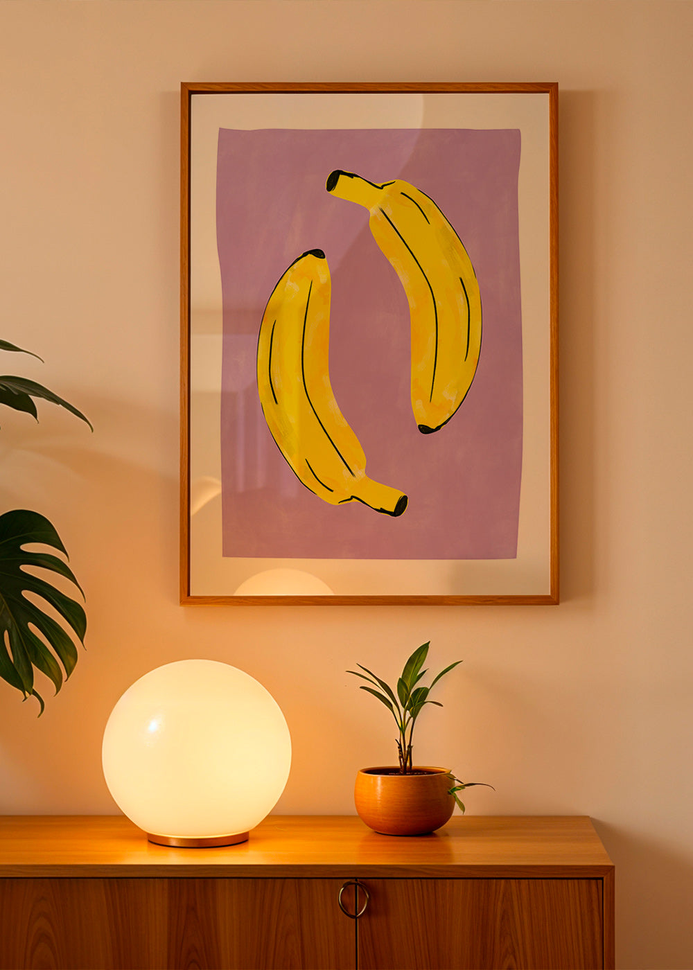 Cuadro de cocina con plátanos amarillos – Product1