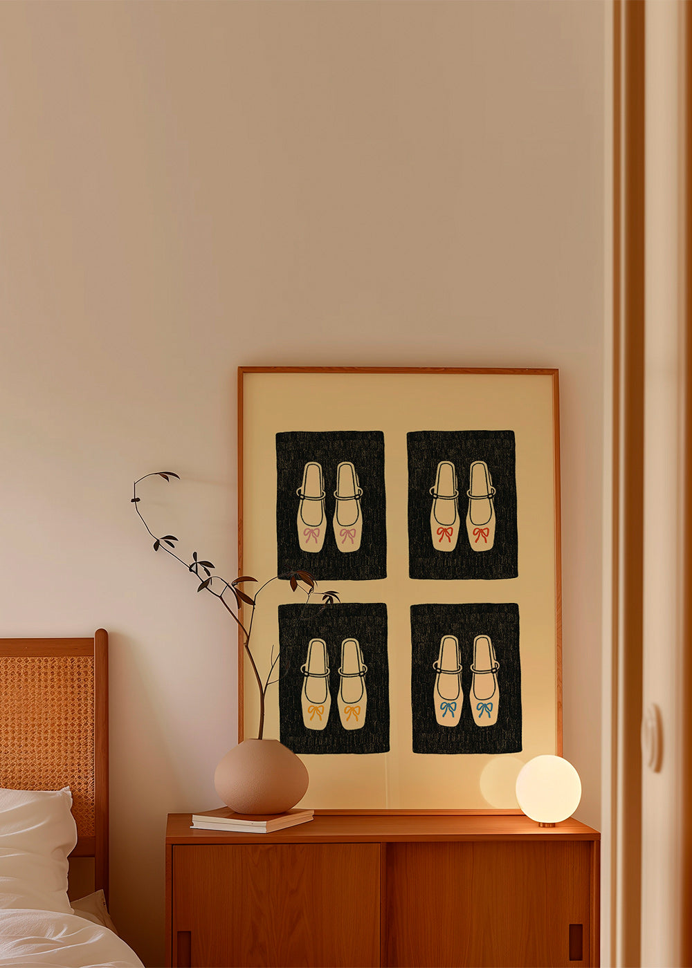 Ilustración de zapatos con lazo repetidos – Product1