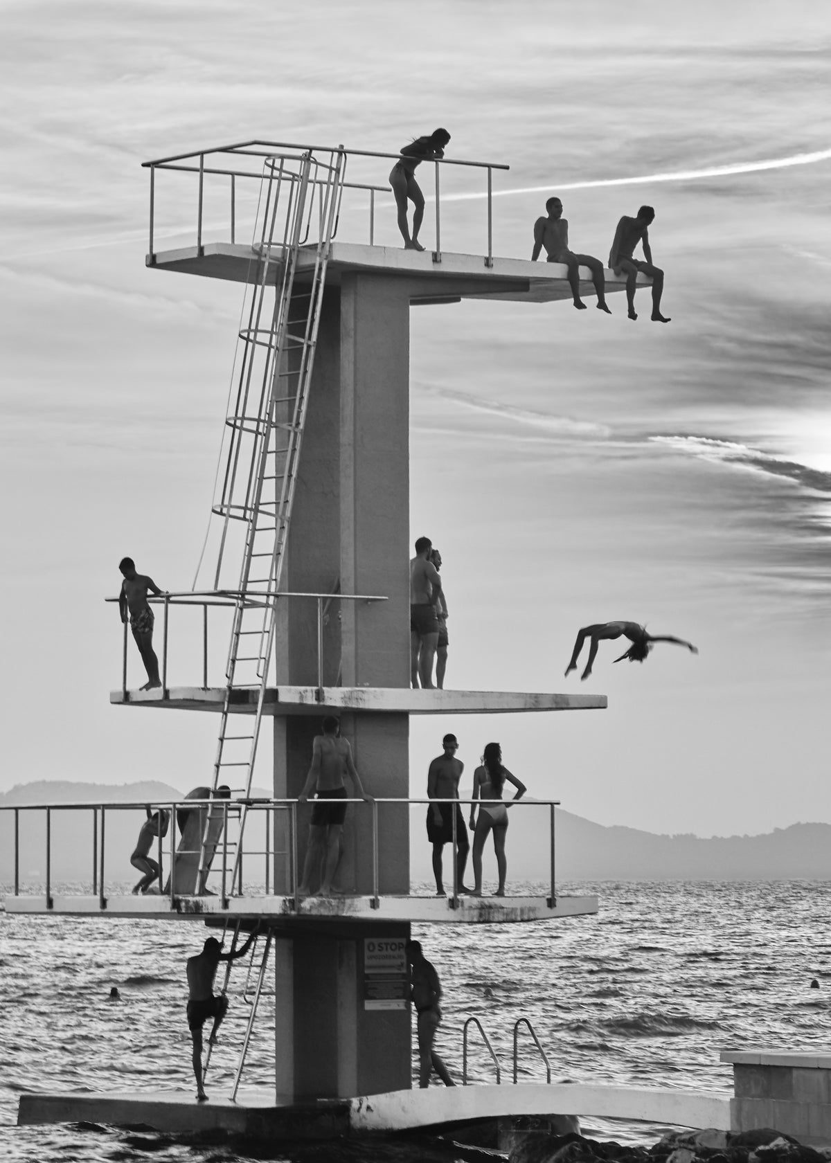 Jumping and Hangin' Around - Unframed art print
