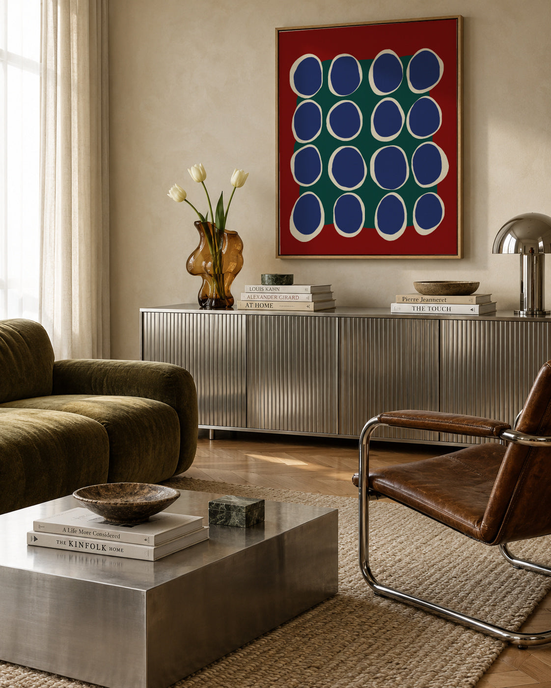 Color Harmony - Framed canvas in an interior