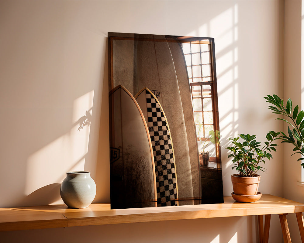 Cuadro deportivo con tablas de surf vintage – Product1