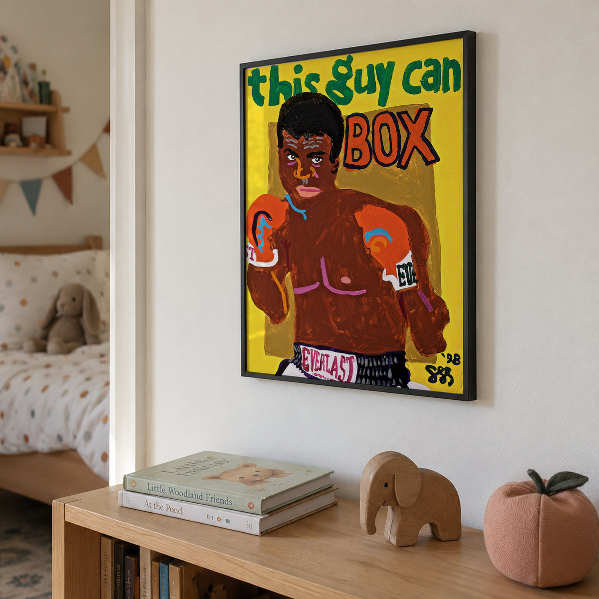 Ali - Framed poster in an interior