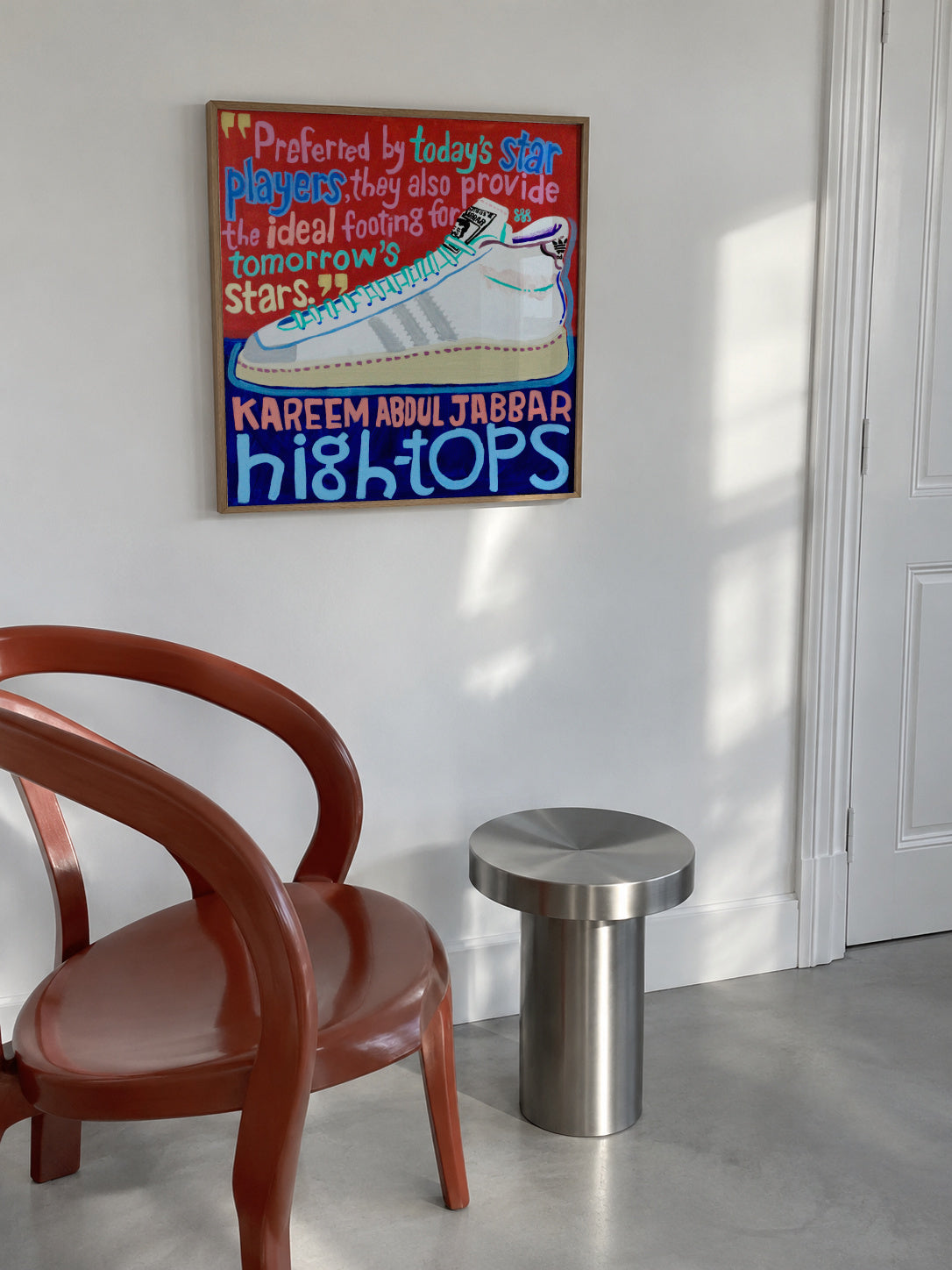High Tops - Framed poster in an interior