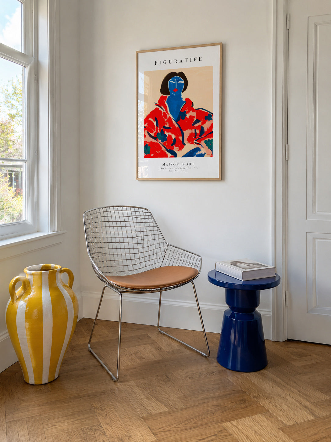 Poster Portrait Series 01 - Framed poster in an interior