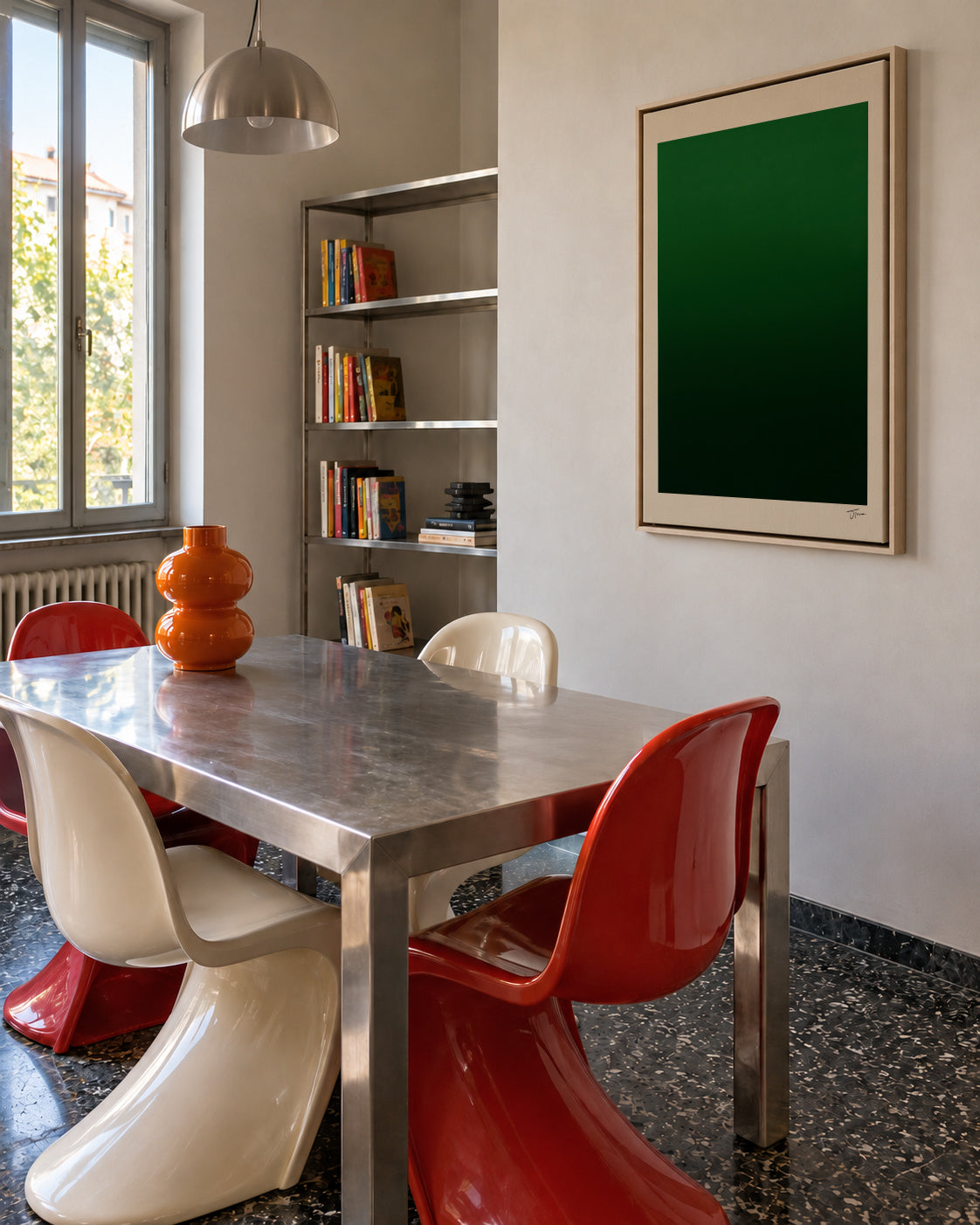 Forest Depth - Framed canvas in an interior