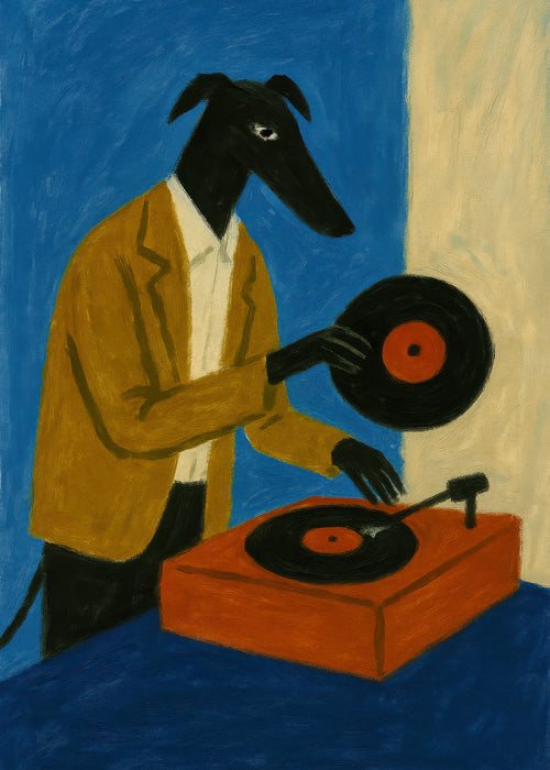 Midnight Vinyl - Obra sin marco