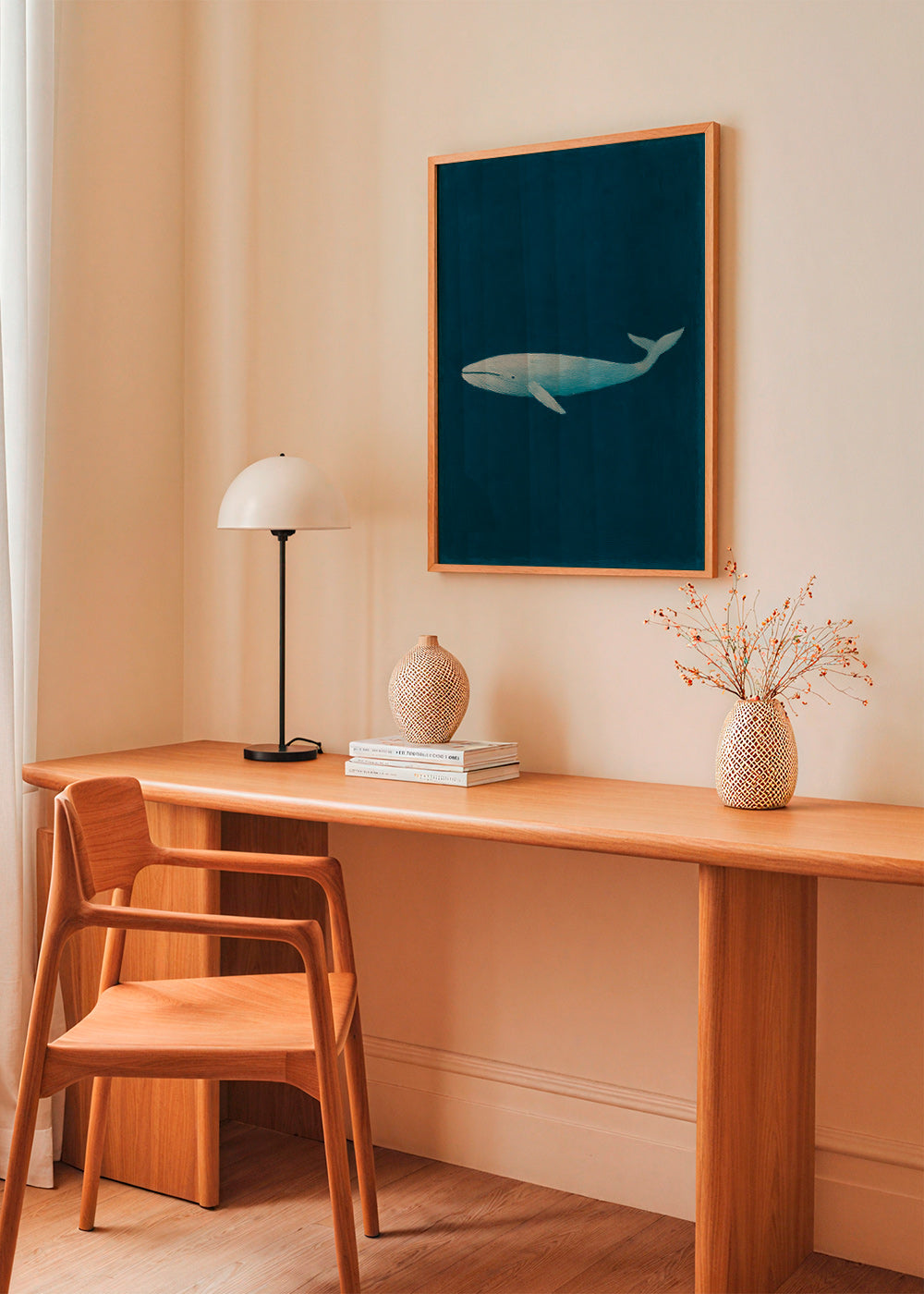 Cuadro ballena azul profundo – Product1