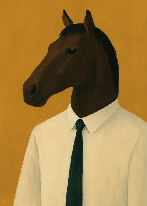 Corporate Stallion - Unframed art print